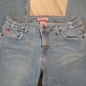 Aeropostale bootcut jeans. Like new. Cute jeans.
